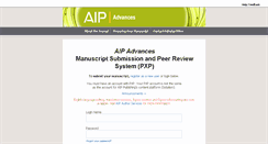 Desktop Screenshot of aipadvances.peerx-press.org