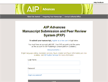 Tablet Screenshot of aipadvances.peerx-press.org